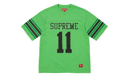 Studded S/S Football Top "SS26 - Green" SU27032