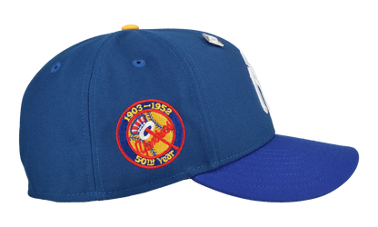 59FIFTY New York Yankees 50th Anniversary Fitted Hat "Blue" NE441