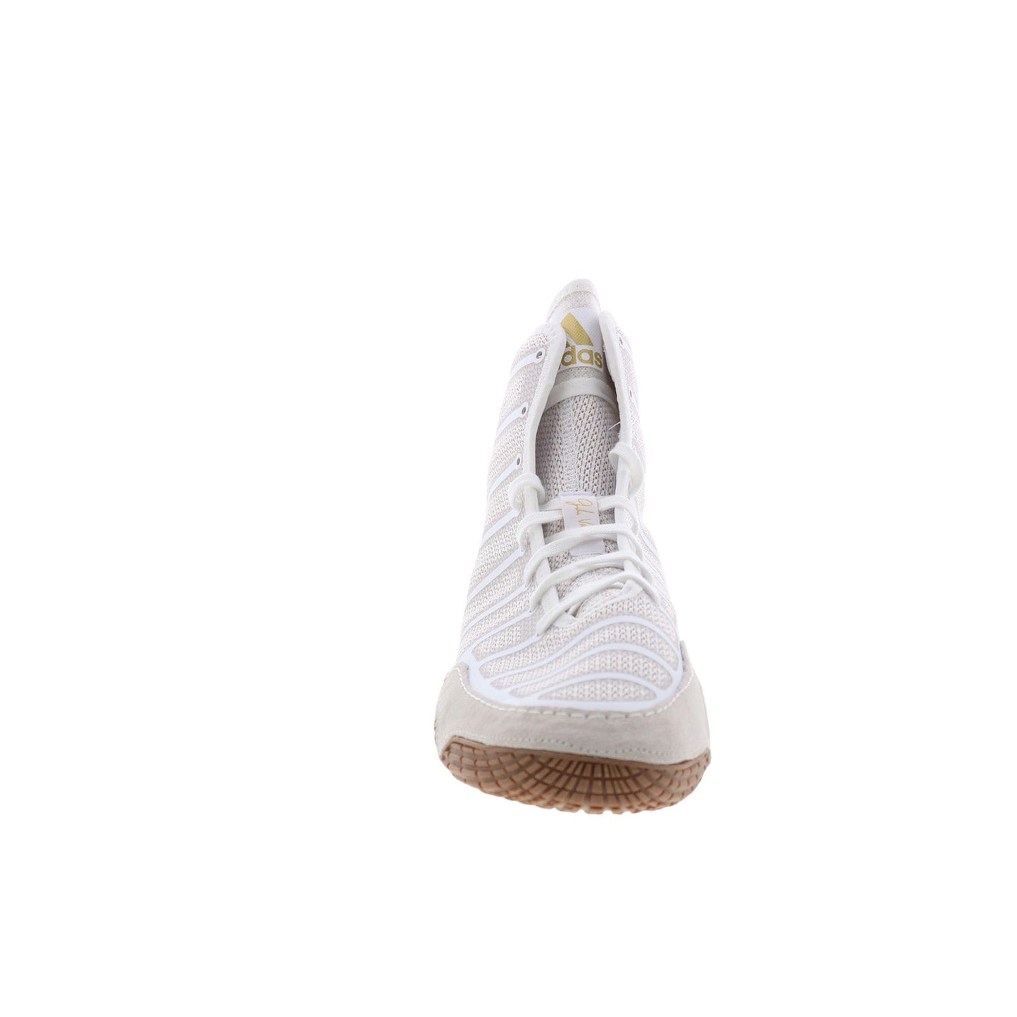 Varner DA9891 Mens Beige Synthetic Lace Up Athletic Wrestling Shoes