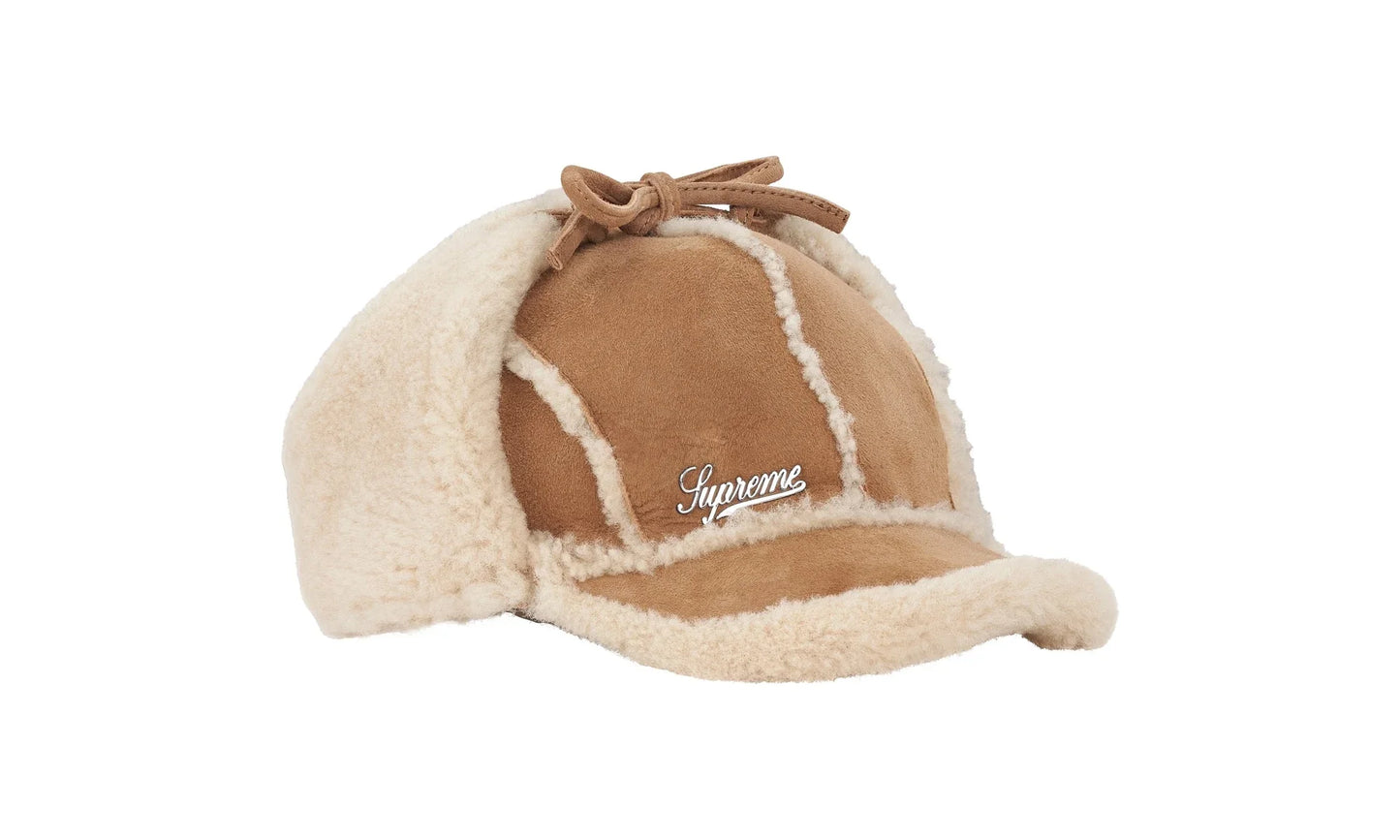 Shearling Lined Earflap Cap "FW25 - Tan" SU26792