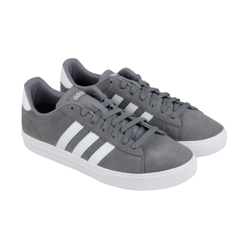 Daily 2.0 DB0156 Mens Gray Suede Lace Up Lifestyle Sneakers Shoes
