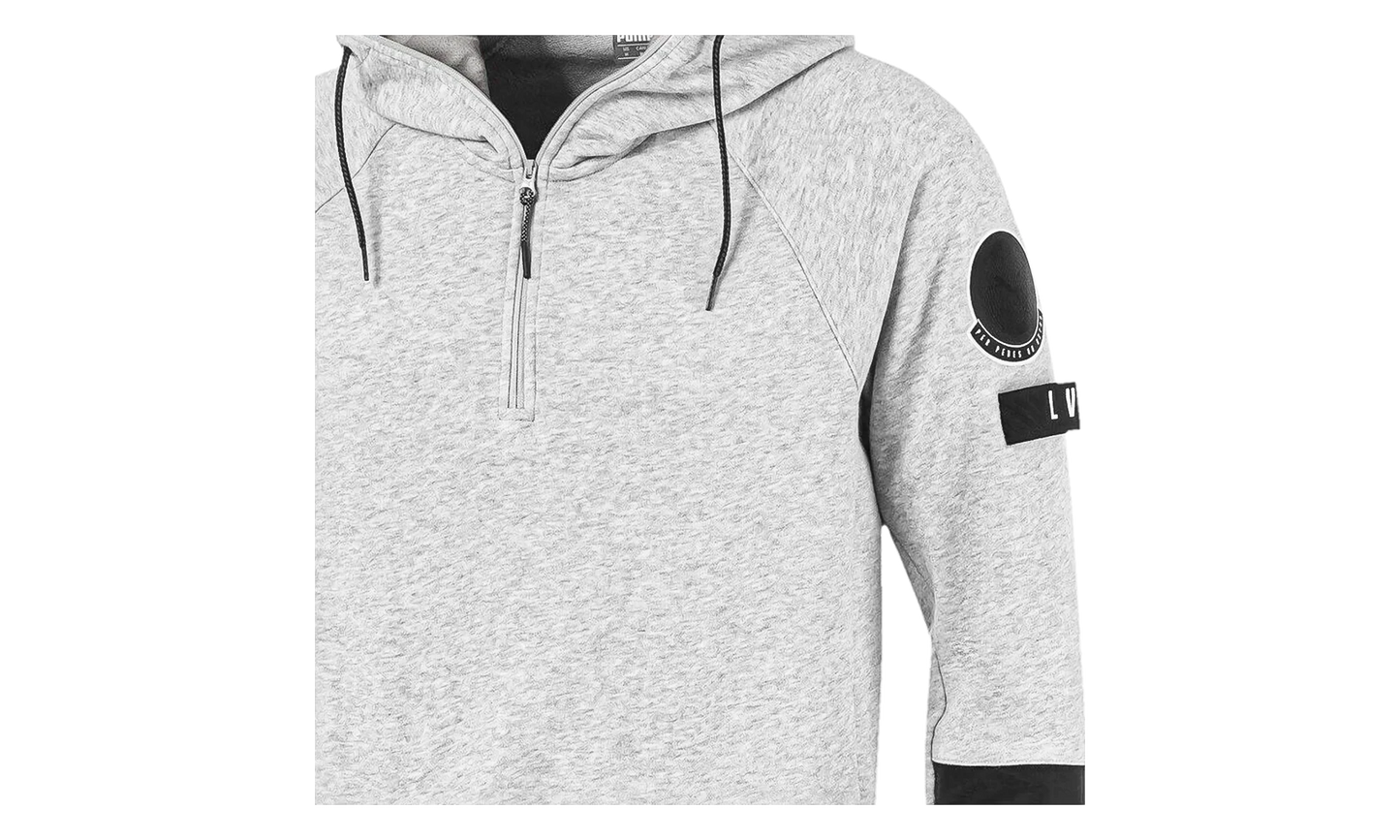 FtblNXT Casuals Hoodie "Light Grey Heather / Charcoal Grey" 656125 02