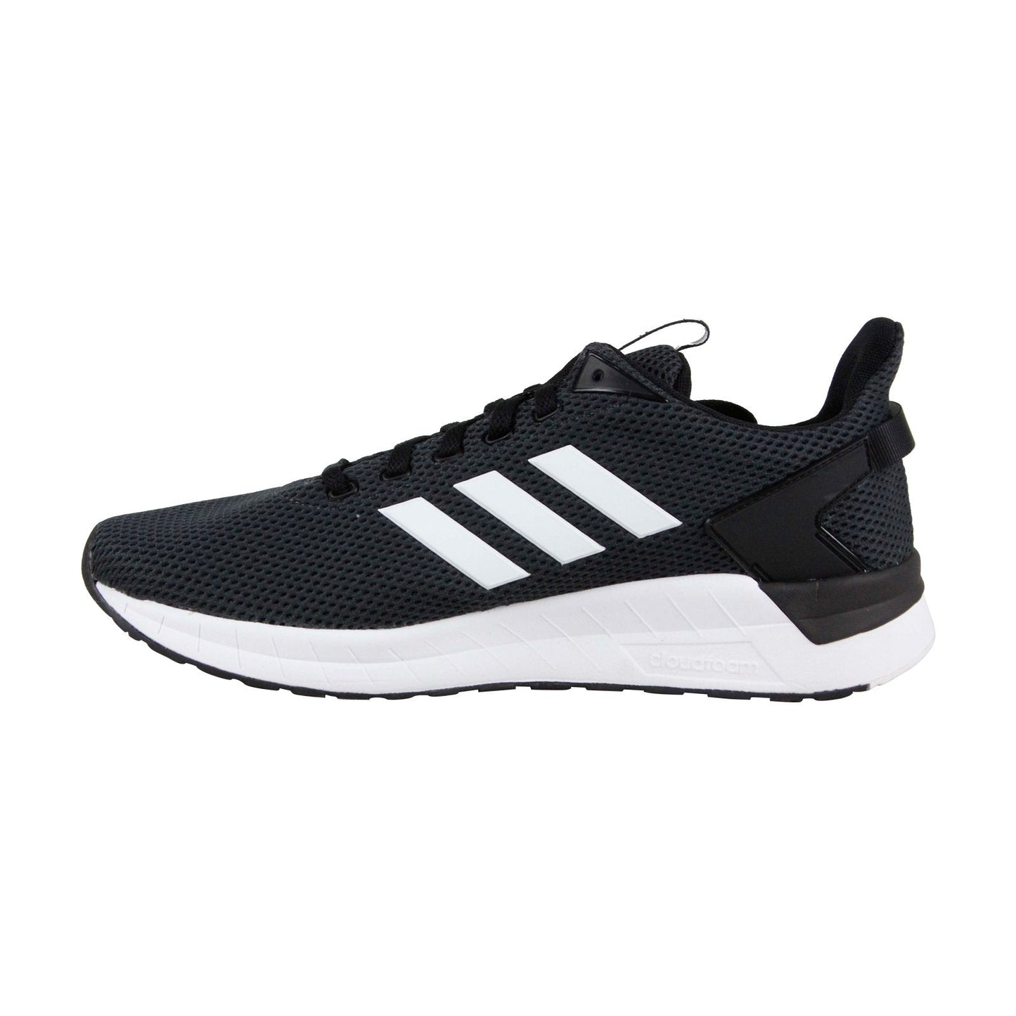 Questar Ride DB1346 Mens Black Mesh Lace Up Athletic Running Shoes