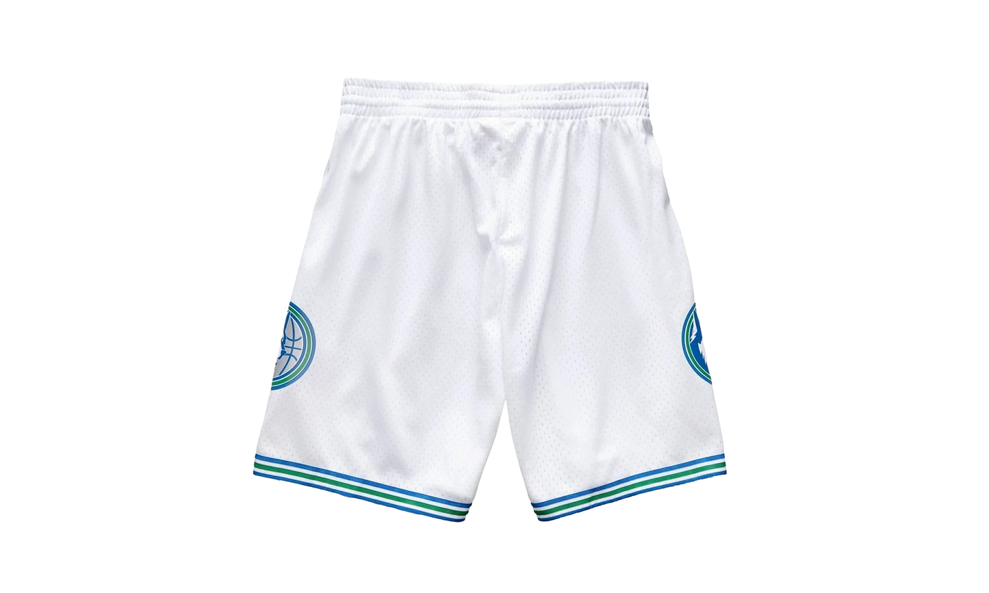 NBA Swingman Shorts "1995 Minnesota Timberwolves - White" SMSHSB19045 MTIWHIT95
