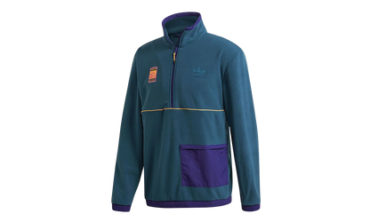 Adiplore Polar Half-Zip Sweatshirt "Teal" FR0598