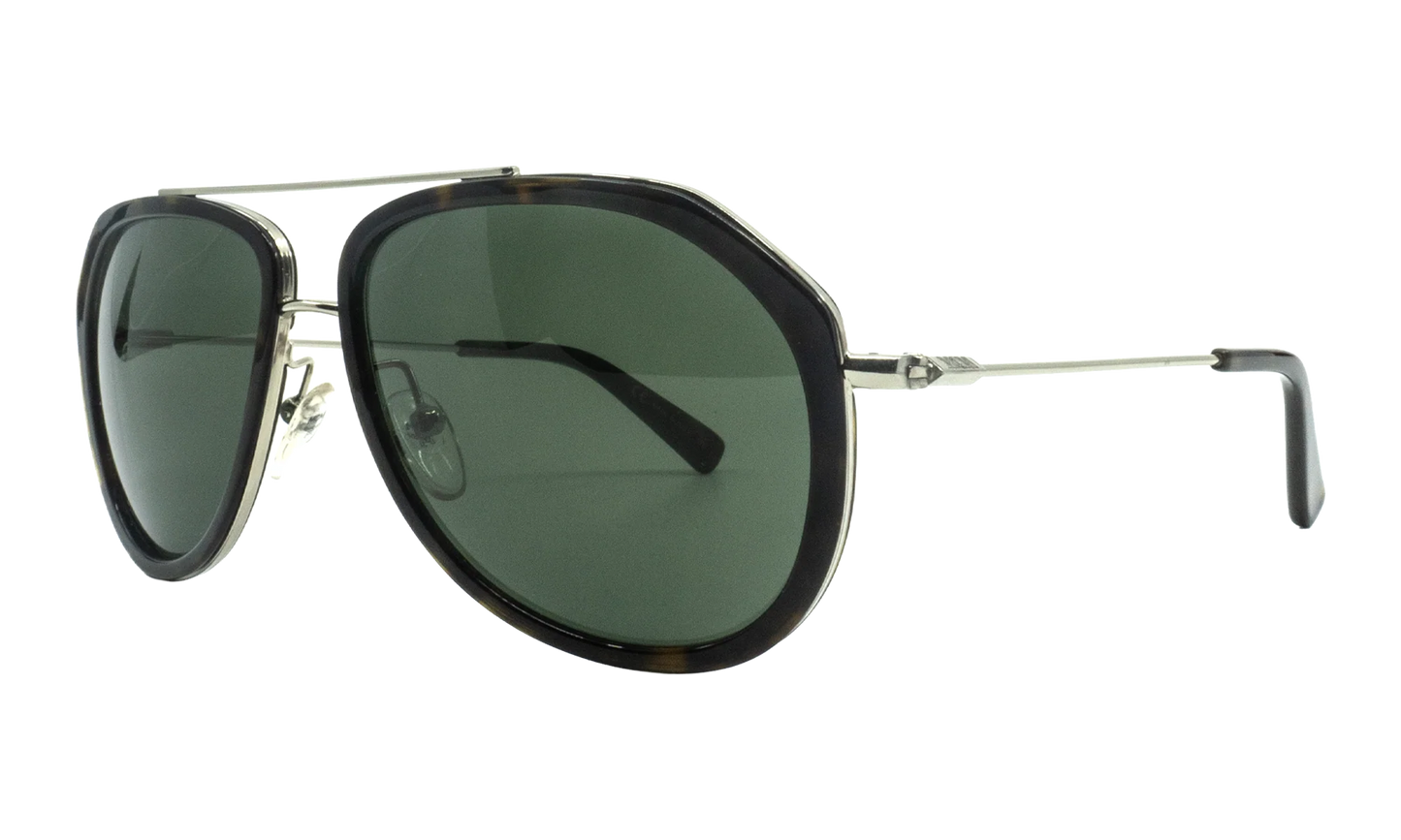 Oval Sunglasses "Havana/Silver" MCM613S-214