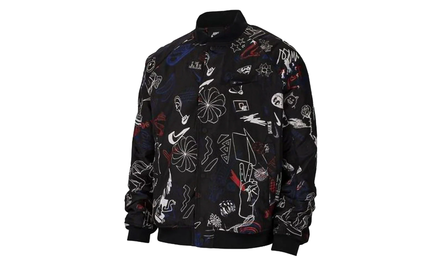 Sportswear NSW All Over Print Bomber Jacket "Black" CJ5042 010