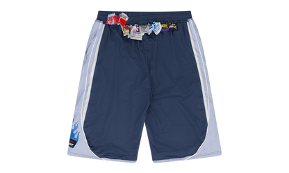 Multi Tag Gym Shorts "Blue / Silver" GUT MBTM 0006