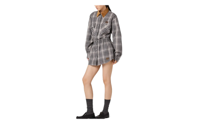 Check Flannel Shirt WMNS "Slate Grey" MK2010 1807 F0480