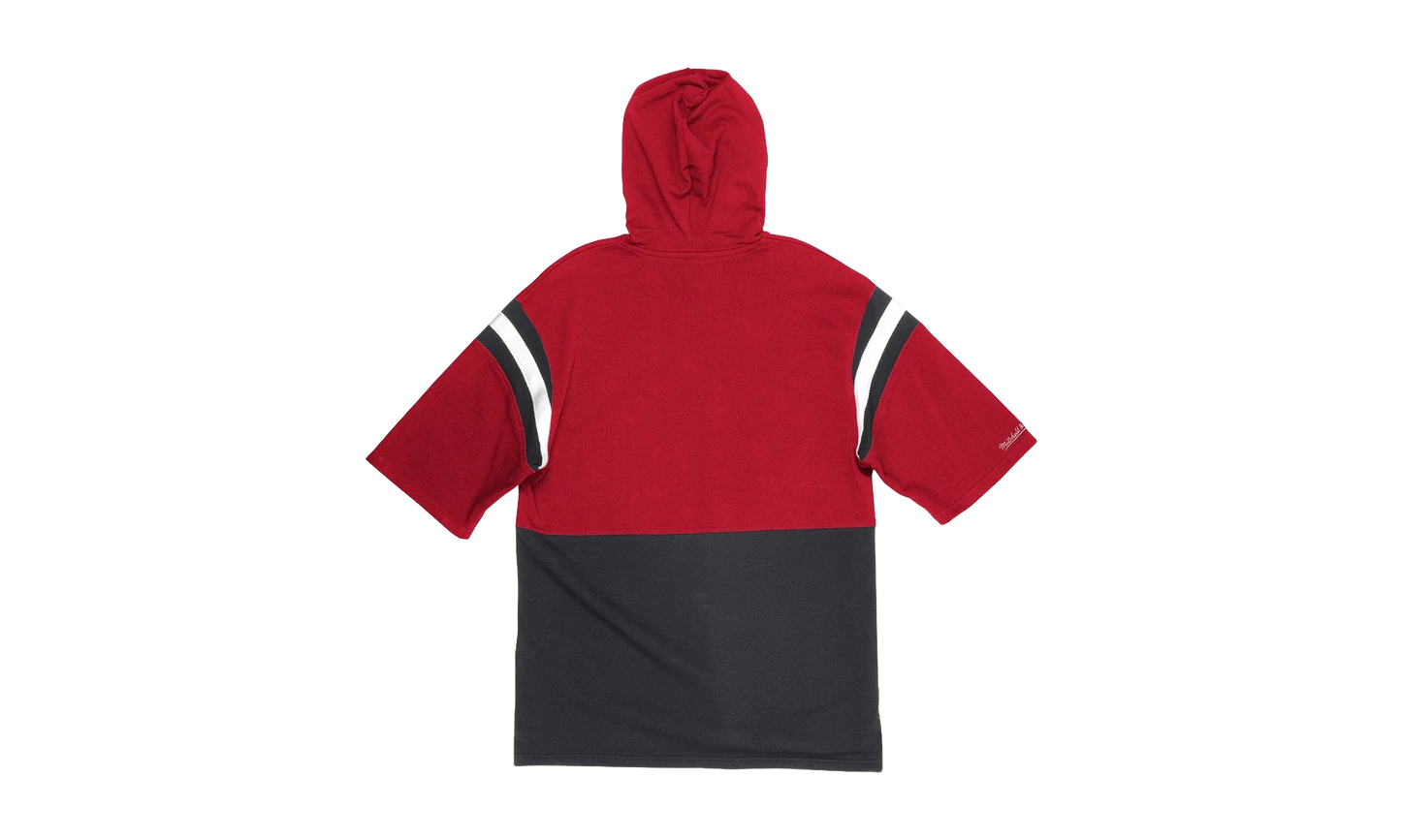NFL Training Room Short Sleeve Hoodie "Atlanta Falcons - Red / Black" HDSSMI19013 AFARDBK