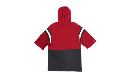 NFL Training Room Short Sleeve Hoodie "Atlanta Falcons - Red / Black" HDSSMI19013 AFARDBK