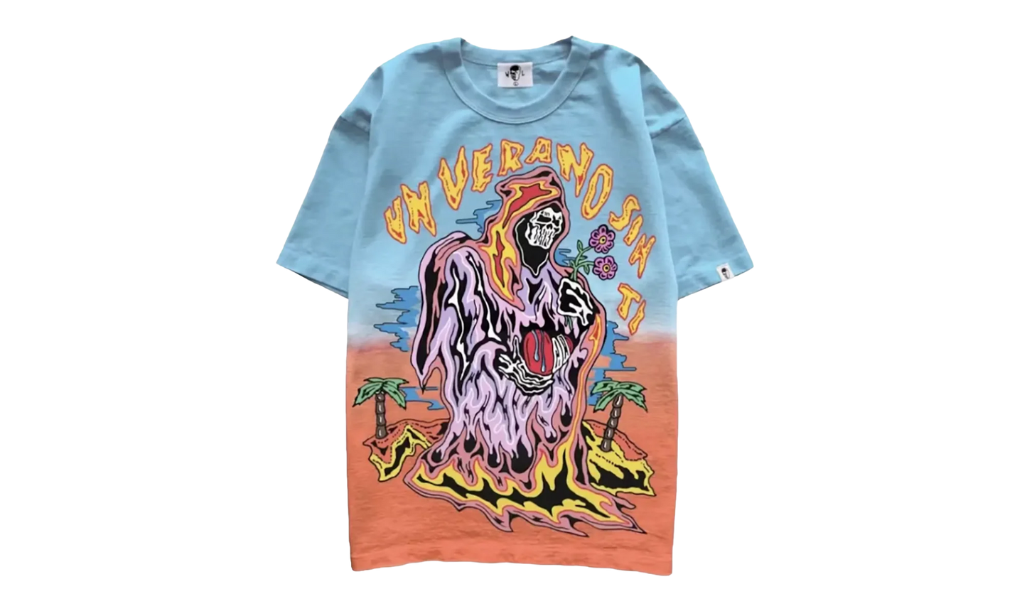 Bad Bunny "Un Verano Sin Ti" Ombre T-shirt "Blue" WL006