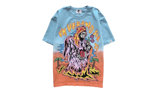 Bad Bunny "Un Verano Sin Ti" Ombre T-shirt "Blue" WL006