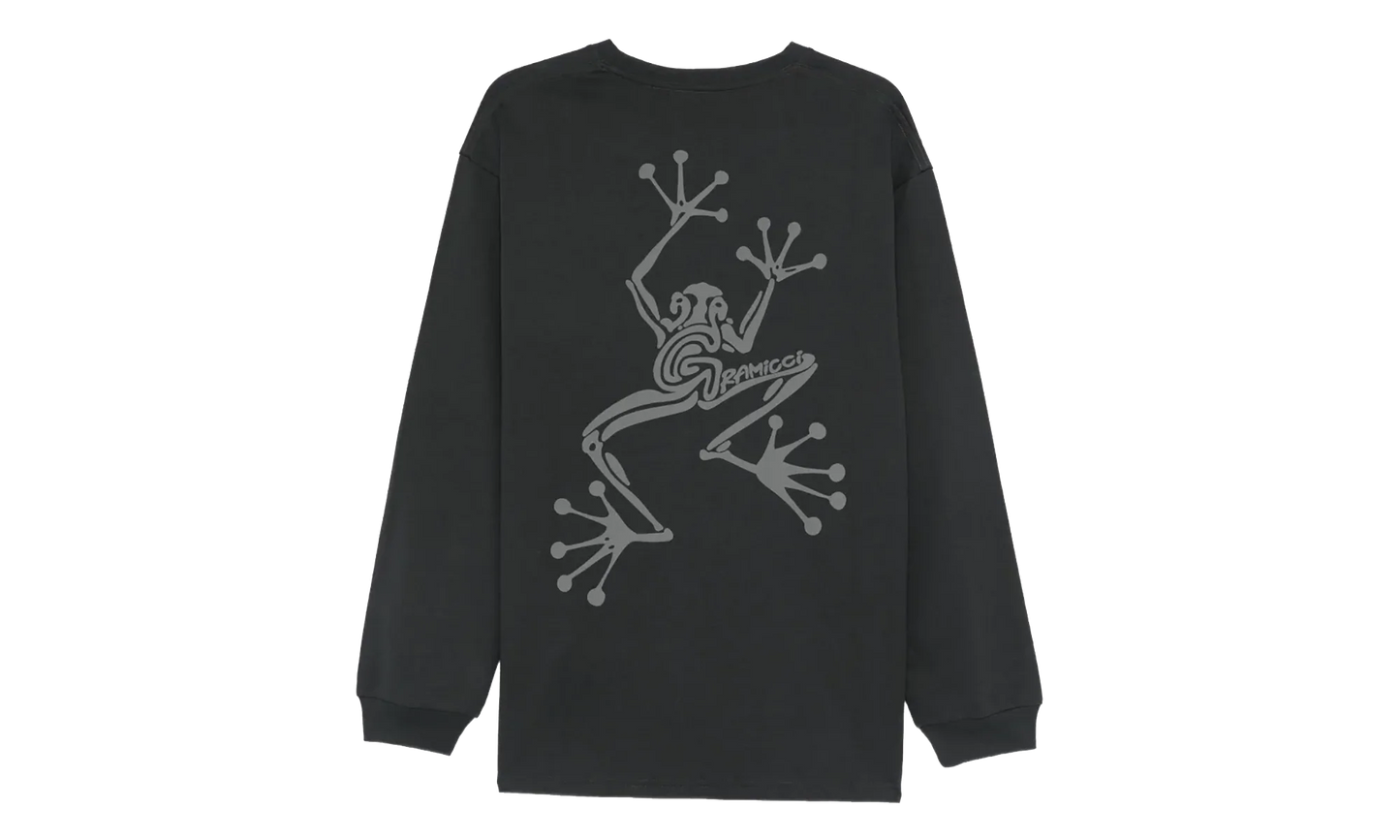 Sticky Hands LS Tee "Vintage Black" G6SU-T108-BLK