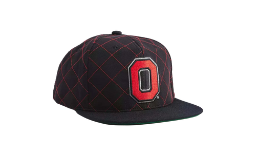 NCAA Quilted Taslan Snapback "Ohio State Buckeyes - Black" HHSS3170 OSTYYPPPBLCK