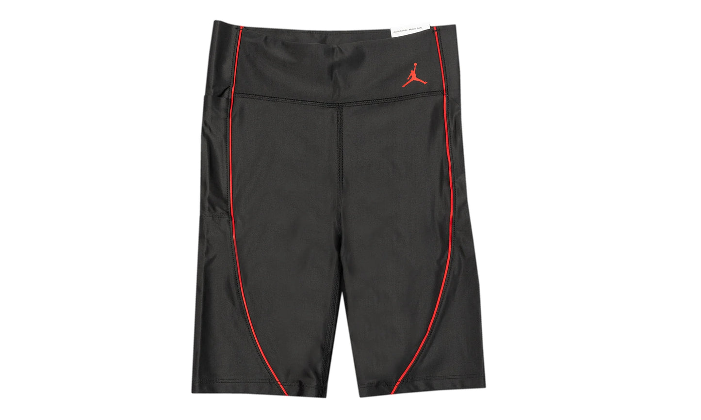 Jordan Essential Bike Shorts WMNS "Black - University Red" DC2177 010