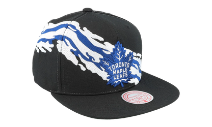 NHL Vintage Paintbrush Snapback Cap "Toronto Maple Leafs - Black" 6HSSSH22087 TMLBLCK