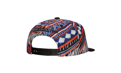 NBA Game Day Pattern Deadstock Snapback Cap "New York Knicks - Black / Black" HMUS5561 NYKYYPPPBKBK