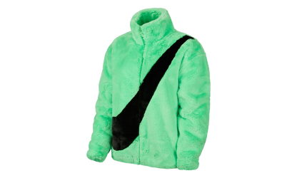 Sportswear Faux Fur Jacket WMNS "Green / Black" CU6558 328