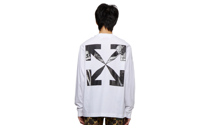 Caravag Arrow Skate Long-Sleeve Tee "White" OMAB064C99JER0030110