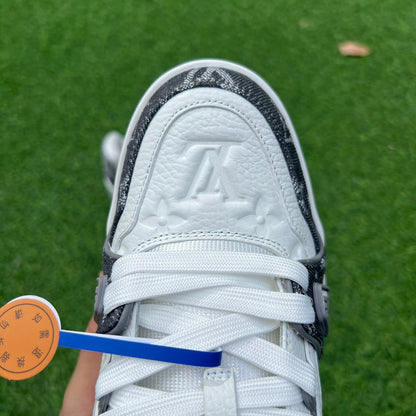 Trainer Monogram Denim Grey White
