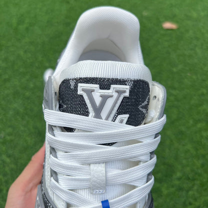 Trainer Monogram Denim Grey White