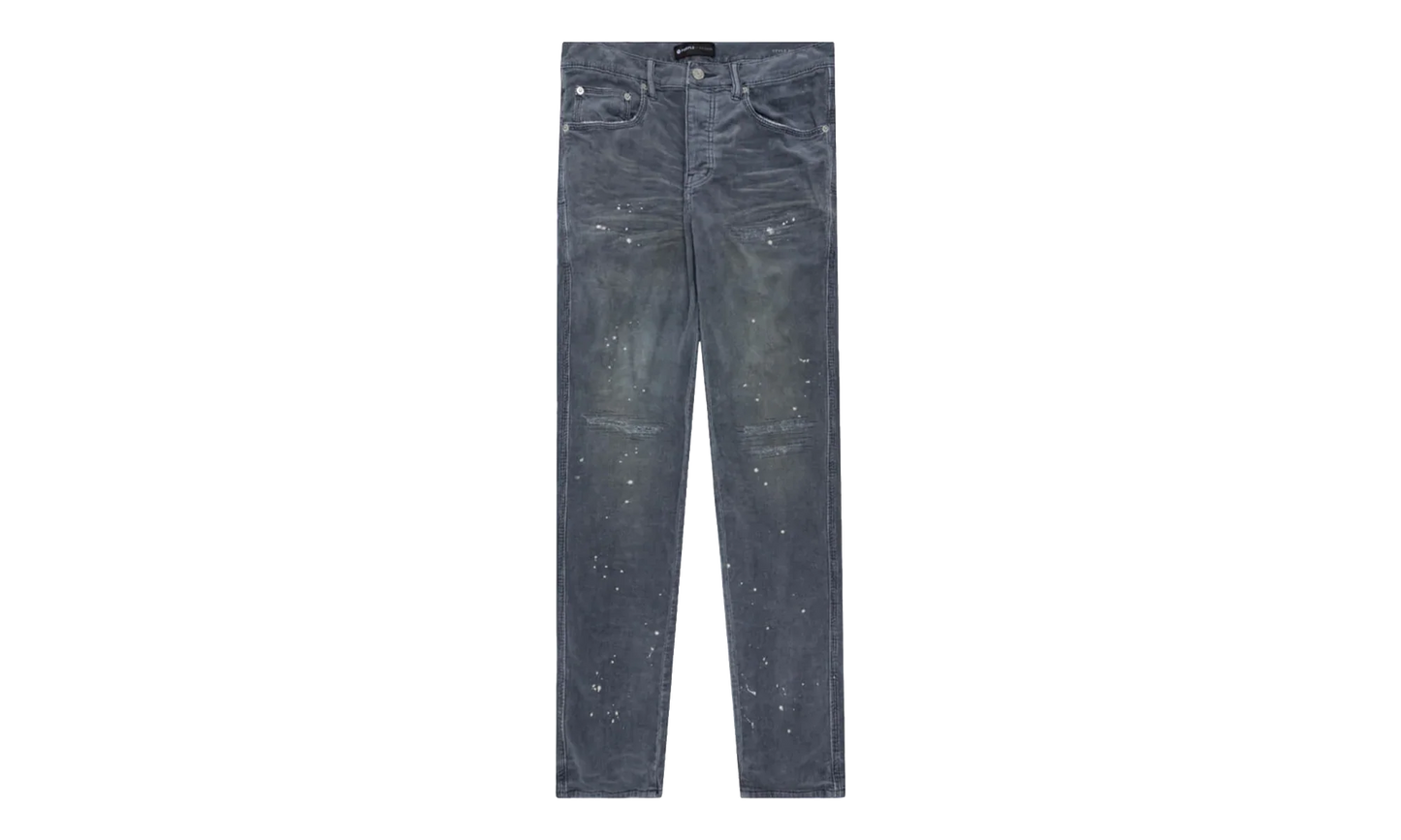 3-Needle Denim Jeans "Grey Wash Repair" P001 GWRC122