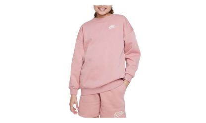 Sportswear Club Fleece Girls' Oversized Sweatshirt GS "Red Stardust" FD2923 618