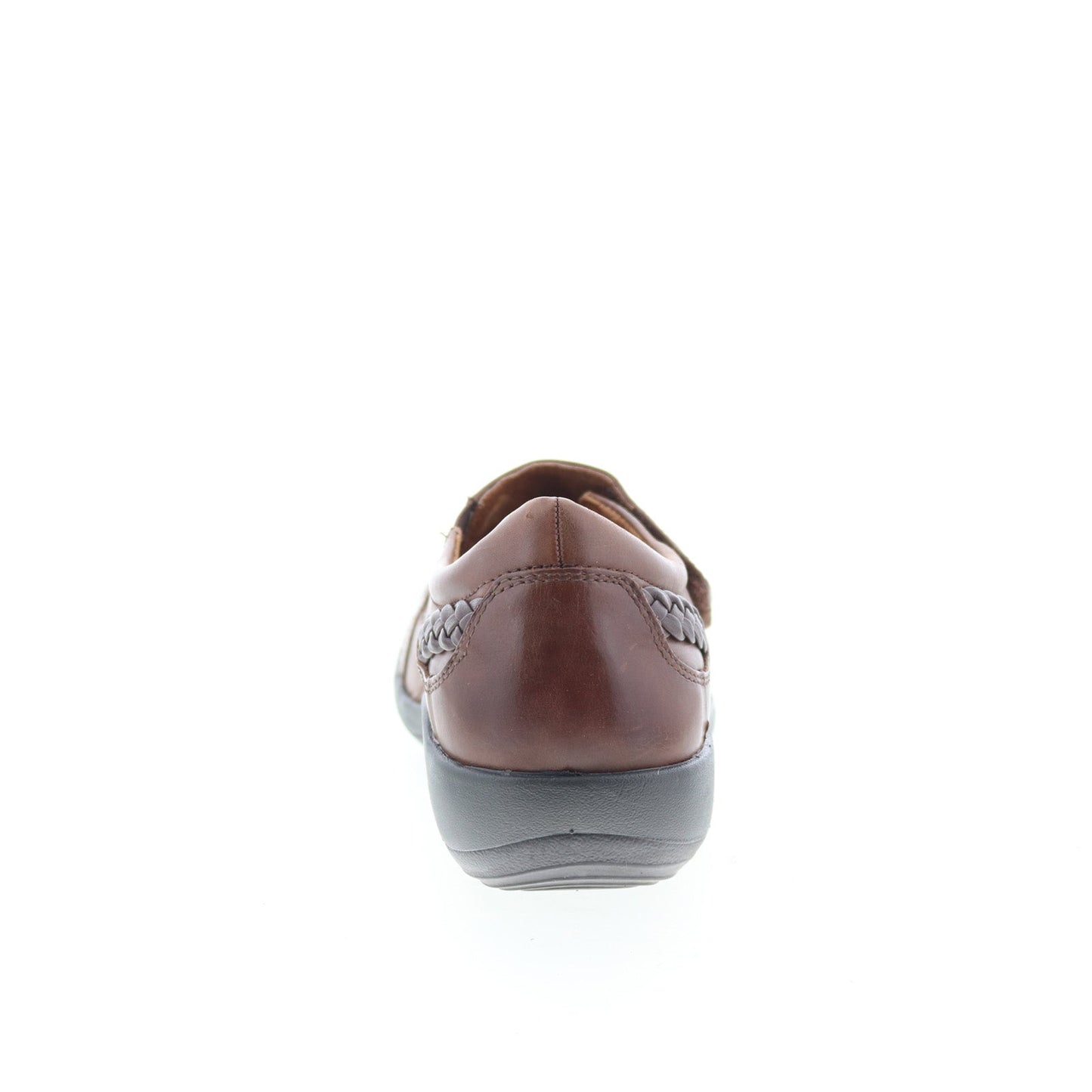 Aetrex Karina DM502 Womens Brown Wide Loafer Flats Shoes