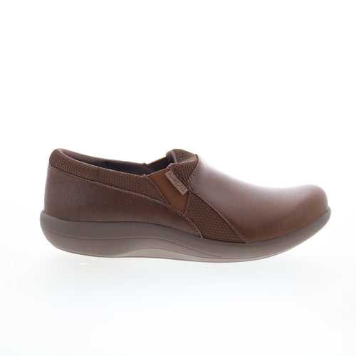 Alegria Duette Swirl Wind Womens Brown Synthetic Loafer Flats Shoes