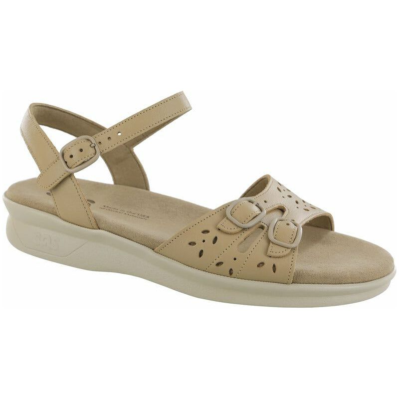 Women's Duo Quarter Strap Sandal in Warm Stone