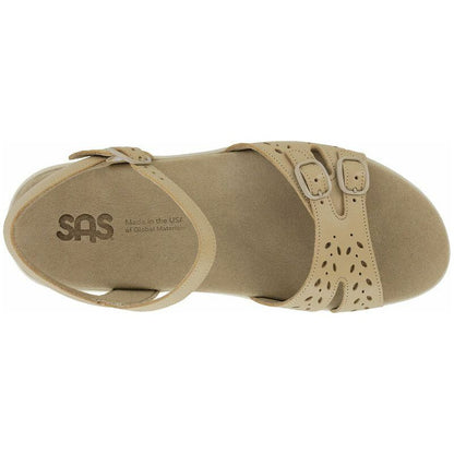 Women's Duo Quarter Strap Sandal in Warm Stone
