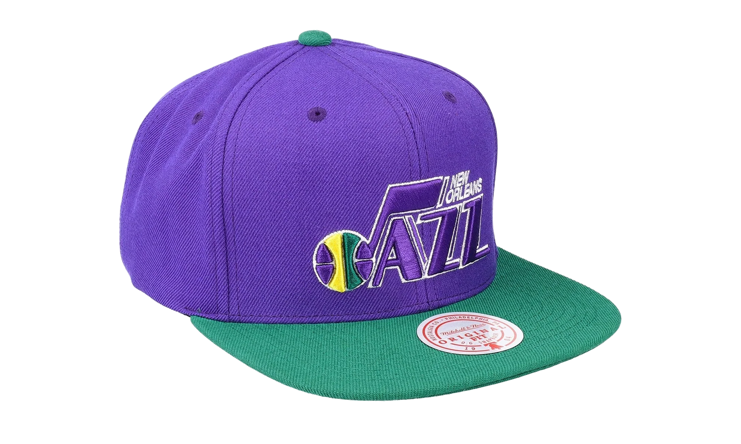 NBA Hardwood Classics Team 2 Tone 2.0 Snapback Cap "Utah Jazz - Purple / Green" HHSS3267 NOJYYPPPPRGN