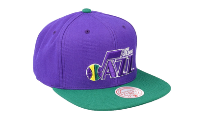 NBA Hardwood Classics Team 2 Tone 2.0 Snapback Cap "Utah Jazz - Purple / Green" HHSS3267 NOJYYPPPPRGN