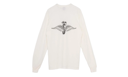 Skull Wings Pigment Dyed Long-Sleeve "Natural" STUS367