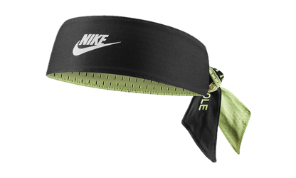 WORLD TOUR HEAD TIE REVERSIBLE PRINTED "Black / Light Liquid Lime / White" N.100.3275.048