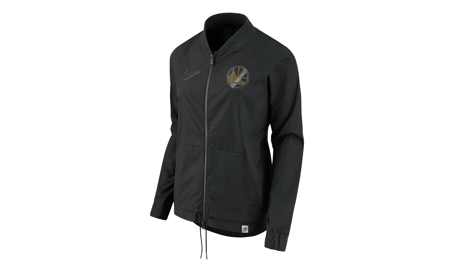 NBA Golden State Warriors Bomber Jacket WMNS "Black" 862368 010