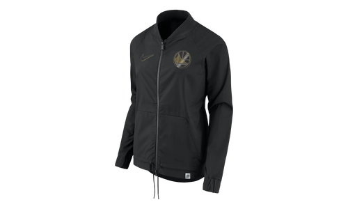 NBA Golden State Warriors Bomber Jacket WMNS "Black" 862368 010