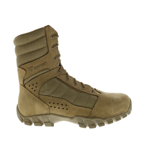 Bates Cobra 8" Hot Weather E08670 Mens Brown Suede Lace Up Tactical Boots