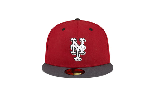 New York Mets 50th Anniversary 59FIFTY Fitted Hat "Red" 70782722