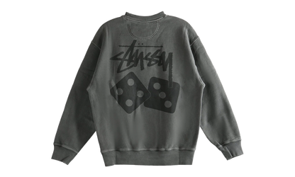 Dice Pig Dyed Crew Sweatshirt "BLACK" 1915077 BLAC