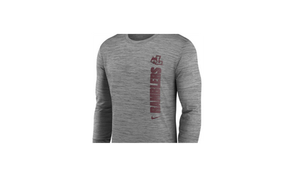 Chicago Velocity Team Issue Long Sleeve T-Shirt "Loyola Ramblers - Grey" ZMDV681 LOYC