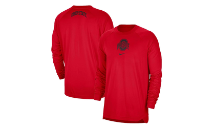 Ohio State Buckeyes Basketball Spotlight Performance Raglan T-Shirt "Scarlet Red" DO6067 657