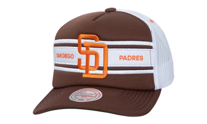 MLB Cooperstown Sideline Trucker Cap "San Diego Padres - Brown" HT8669 SDPBROW