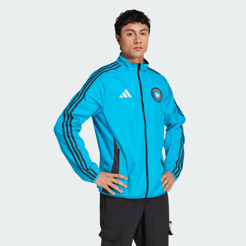 Men's adidas Charlotte FC Reversible Anthem Jacket