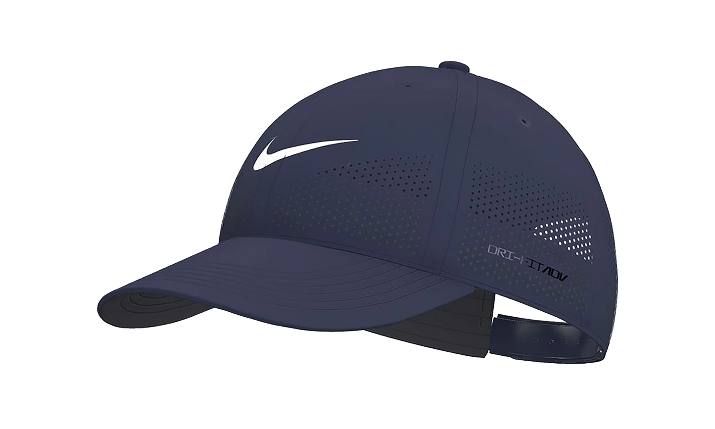 Dri-FIT ADV Club Structured Swoosh Cap "Midnight Navy / White" FB5636 410