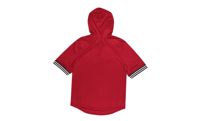 NFL Unbeaten Short Sleeve Mesh Hoodie "Atlanta Falcons - Scarlet" MSHSAJ19029 AFASCAR