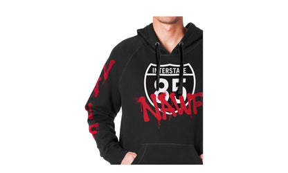 I-85 NAWF Fleece Pullover Hoodie "Offset - Black" 12572011