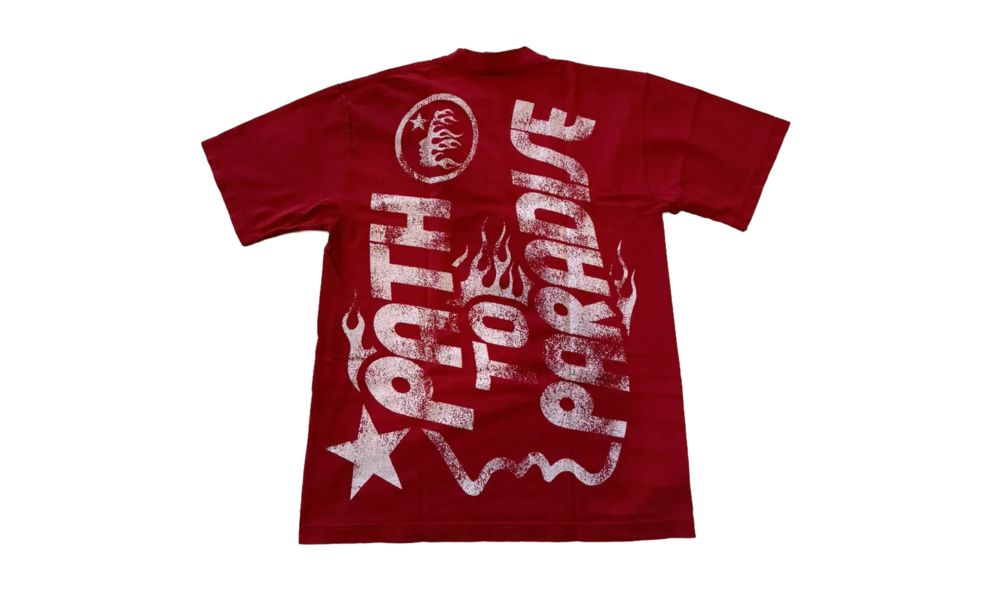 Jesus Emblem T-Shirt "Burgundy" HSR108