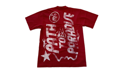 Jesus Emblem T-Shirt "Burgundy" HSR108